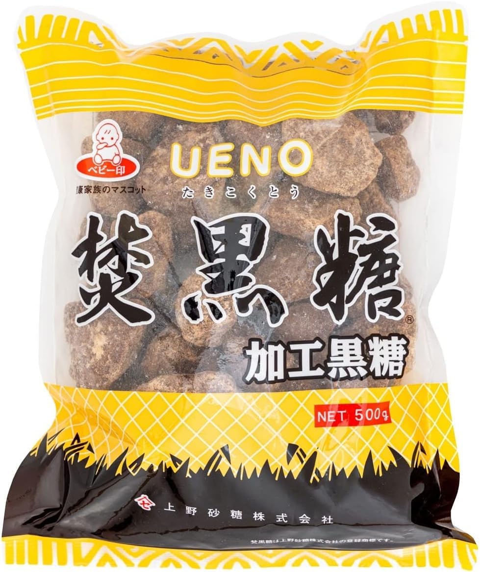 Amazon.com : Ueno Sato Taki Kokuto (Seikei) Brown Sugar Blocks
